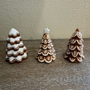 NEW Target Bullseye Playground Small Gingerbread Decorative Trees
